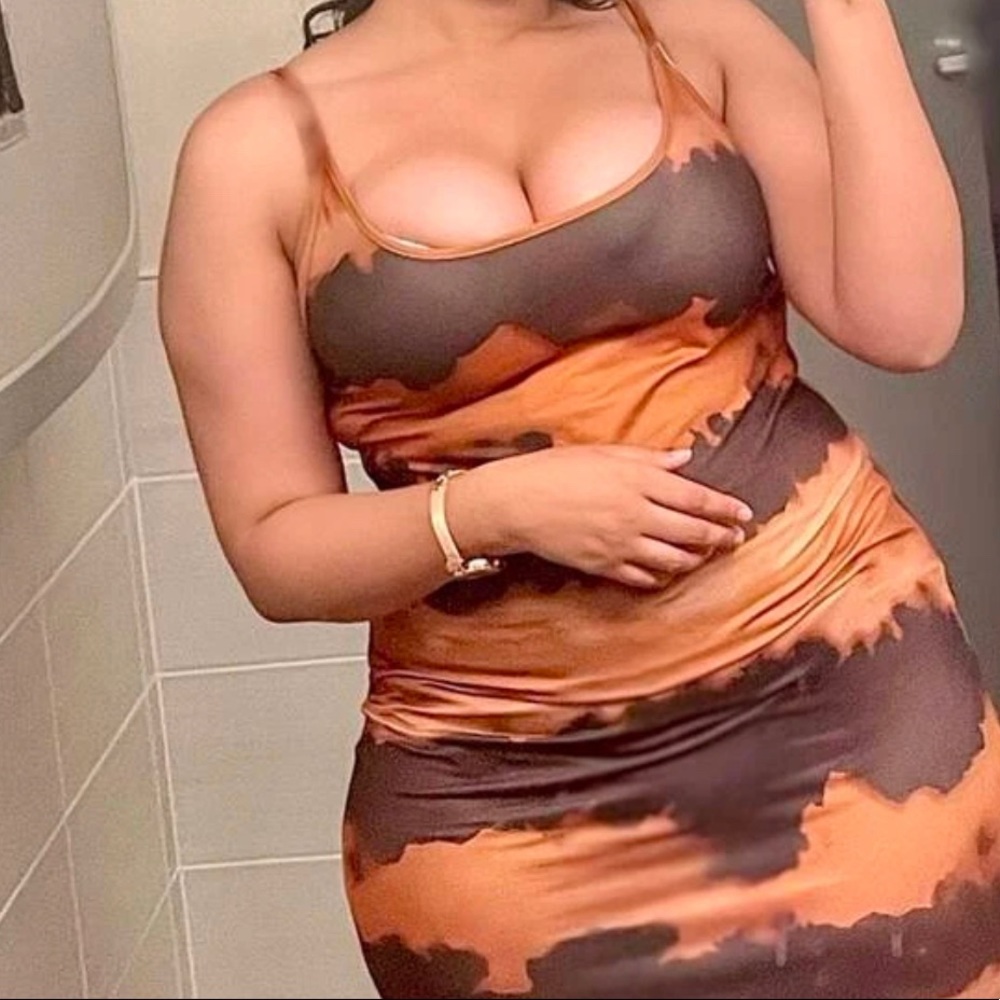 Spaghetti strap maxi dress